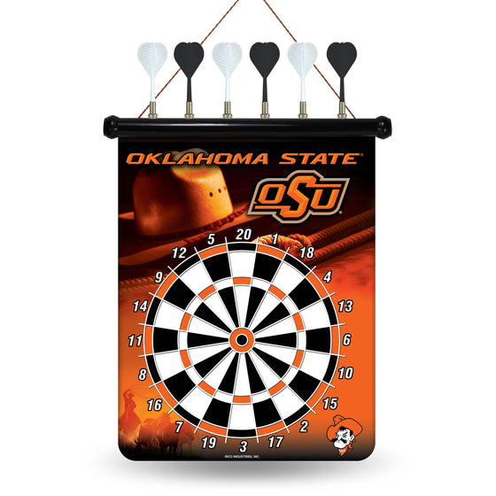 OKLAHOMA STATE MAGNETIC DART BOARD (Rico) - 757 Sports Collectibles