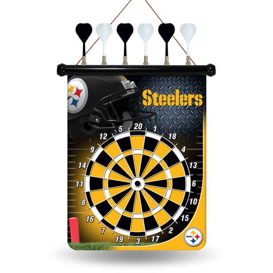 Pittsburgh STEELERS MAGNETIC DART BOARD (Rico) - 757 Sports Collectibles