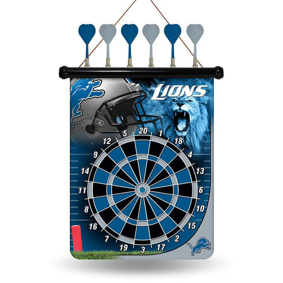 Detroit LIONS MAGNETIC DART BOARD (Rico) - 757 Sports Collectibles