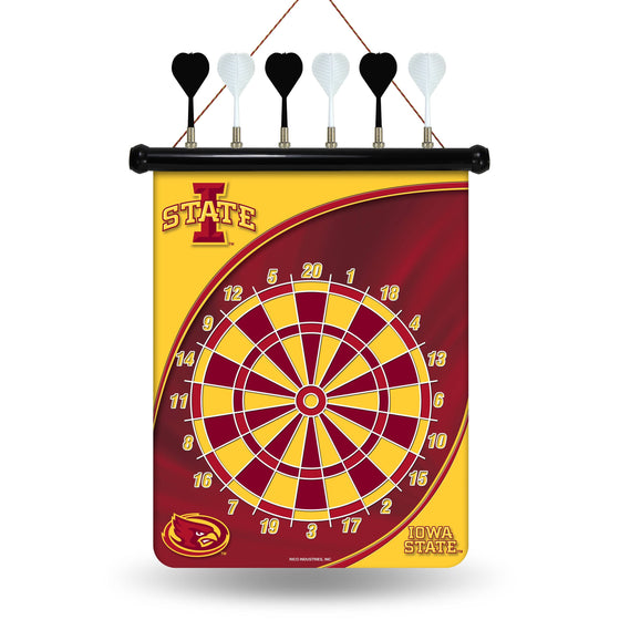 IOWA STATE ISU Cyclones MAGNETIC DART BOARD (Rico) - 757 Sports Collectibles