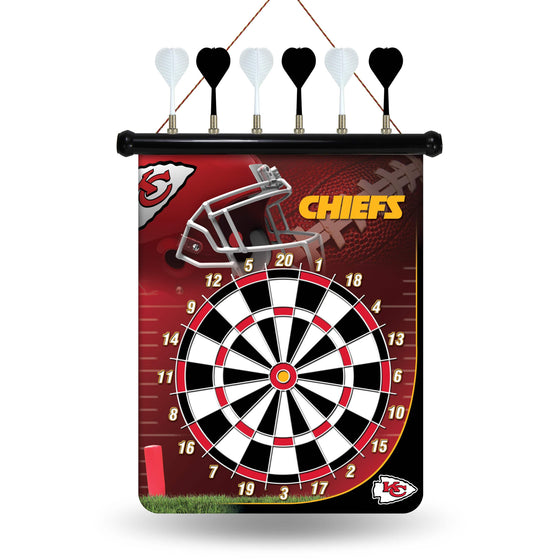 Kansas City CHIEFS MAGNETIC DART BOARD (Rico) - 757 Sports Collectibles