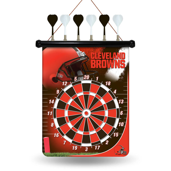 Cleveland BROWNS MAGNETIC DART BOARD (Rico) - 757 Sports Collectibles