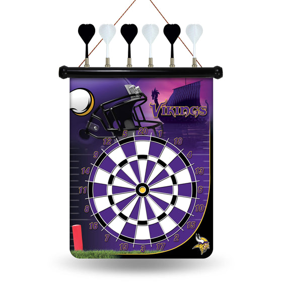 Minnesota VIKINGS MAGNETIC DART BOARD (Rico) - 757 Sports Collectibles