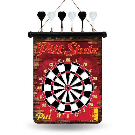 PITTSBURG STATE MAGNETIC DART BOARD (Rico) - 757 Sports Collectibles