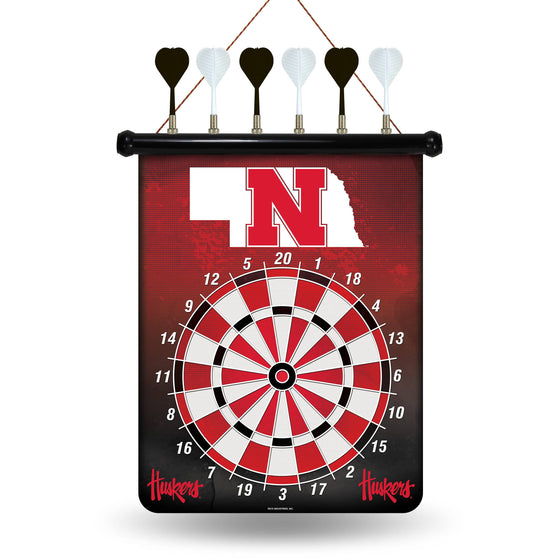 NEBRASKA MAGNETIC DART BOARD (Rico) - 757 Sports Collectibles