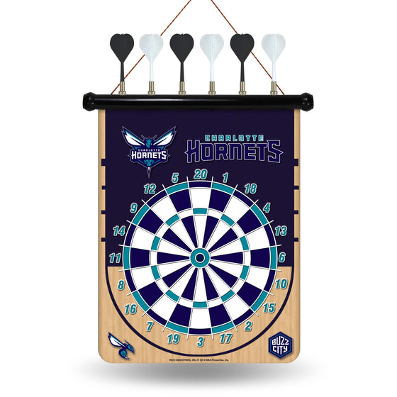 CHARLOTTE HORNETS MAGNETIC DART BOARD (Rico) - 757 Sports Collectibles