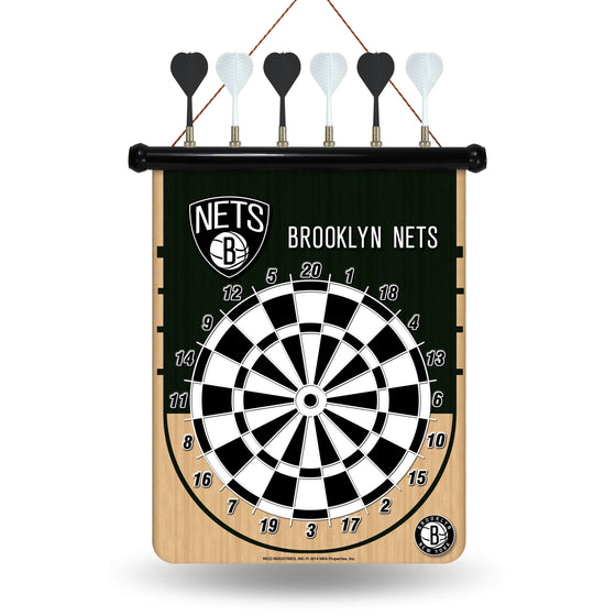 BROOKLYN NETS MAGNETIC DART BOARD (Rico) - 757 Sports Collectibles