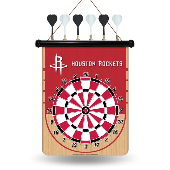 HOUSTON ROCKETS MAGNETIC DART BOARD (Rico) - 757 Sports Collectibles