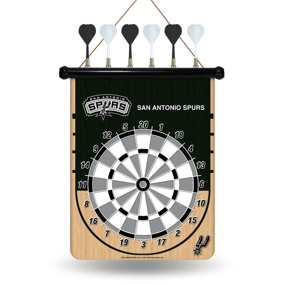 SAN ANTONIO SPURS MAGNETIC DART BOARD (Rico) - 757 Sports Collectibles