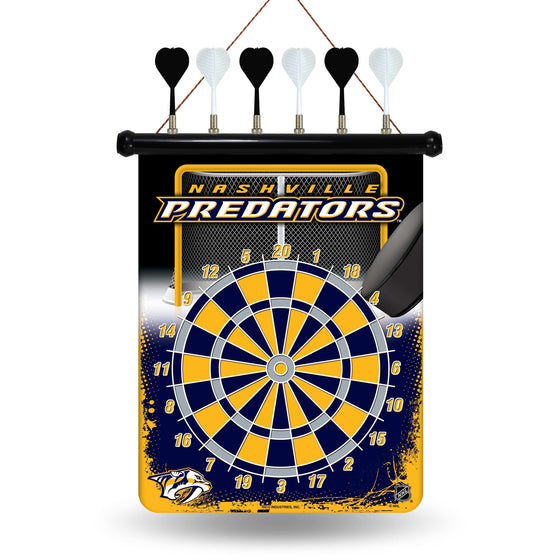 NASHVILLE PREDATORS MAGNETIC DART BOARD (Rico) - 757 Sports Collectibles