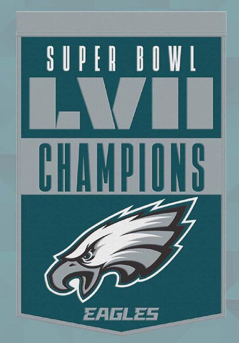 Philadelphia Eagles Super Bowl LVII 24x36 Dyansty Banner