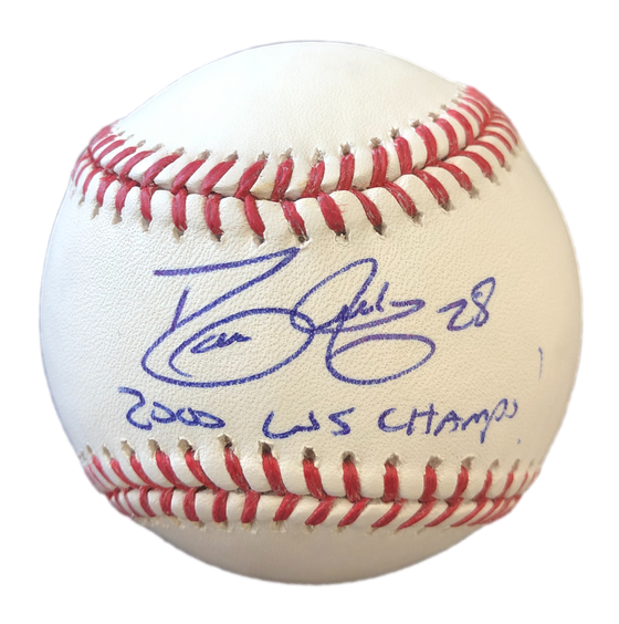 New York Yankees David Justice Signed Auto Official Major League Baseball - 757 COA - 757 Sports Collectibles