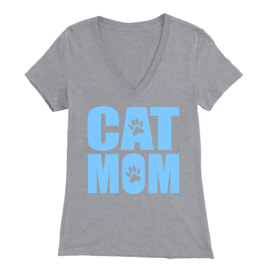 Cat Mom Womens Shirt - 100% Cotton - S - 2XL - 757 Sports Collectibles