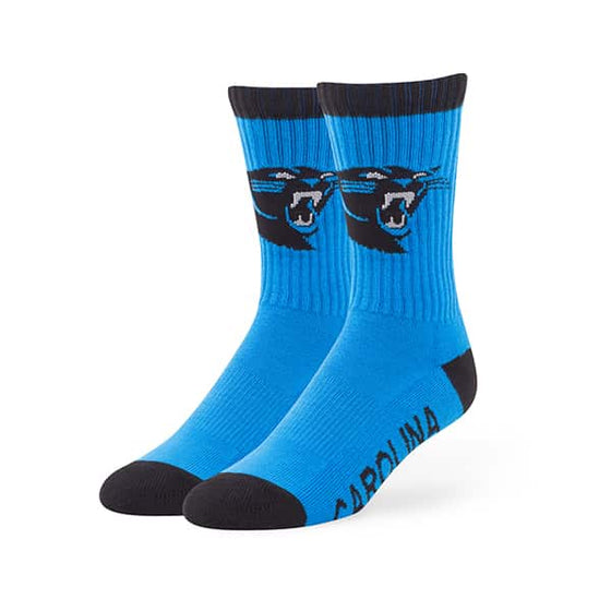 Carolina Panthers 47 Brand Bolt Sock - Mens L