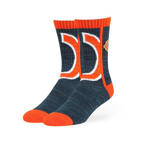 Chicago Bears Hot Box 47 Sport Socks (One Pair) - 757 Sports Collectibles