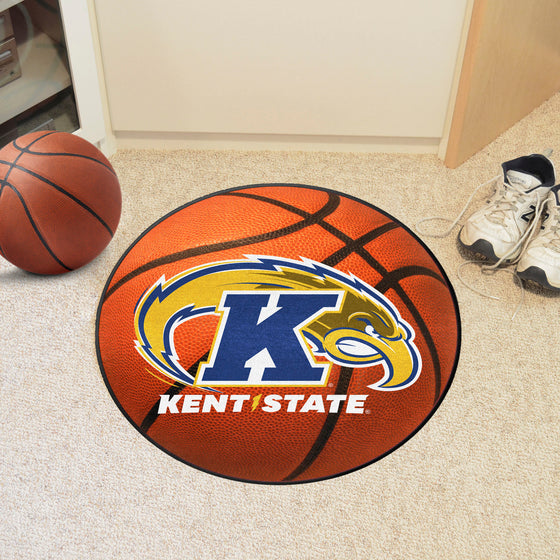 Kent State Golden Flashes Basketball Rug - 27in. Diameter