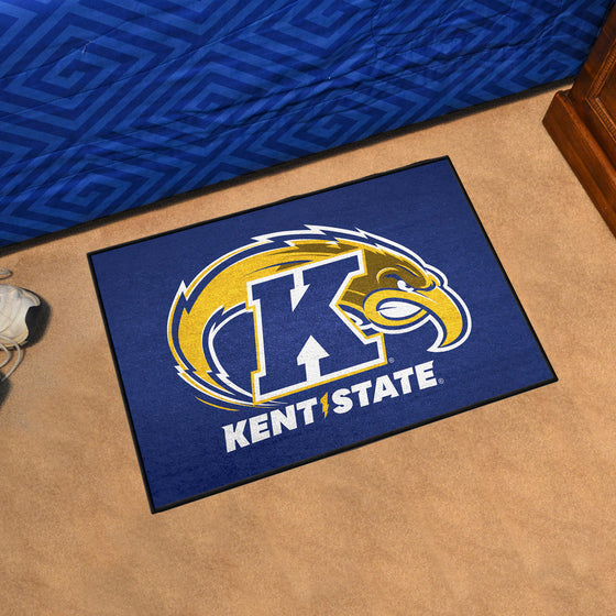 Kent State Golden Flashes Starter Mat Accent Rug - 19in. x 30in.