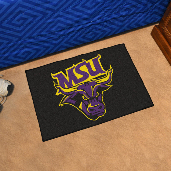 Minnesota State - Mankato Mavericks Starter Mat Accent Rug - 19in. x 30in.