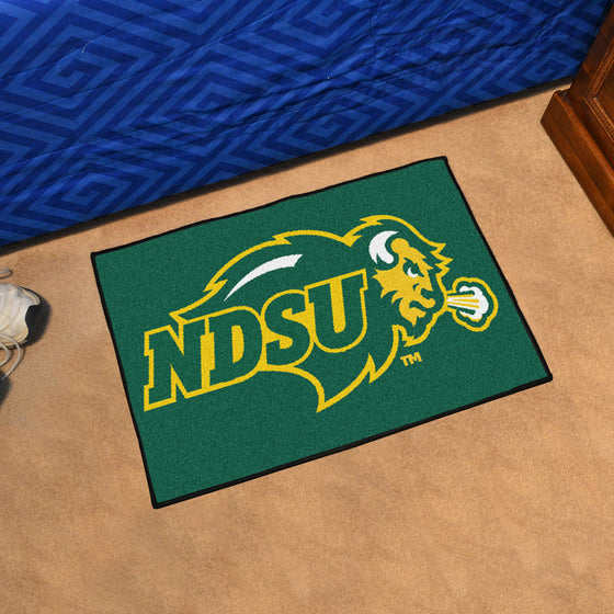 North Dakota State Bison Starter Mat Accent Rug - 19in. x 30in.