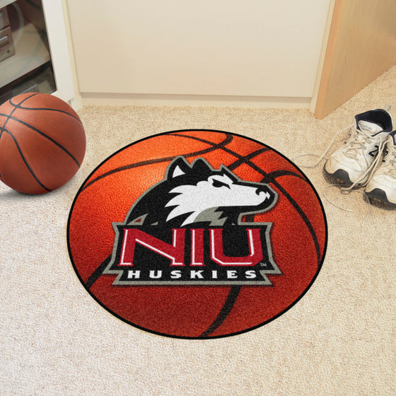 Northern Illinois Huskies Basketball Rug - 27in. Diameter