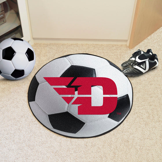 Dayton Flyers Soccer Ball Rug - 27in. Diameter