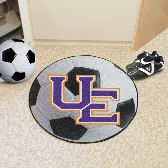 Evansville Purple Aces Soccer Ball Rug - 27in. Diameter