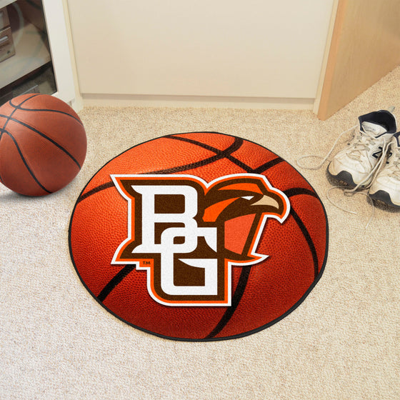 Bowling Green Falcons Basketball Rug - 27in. Diameter