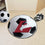 Wisconsin-La Crosse Eagles Soccer Ball Rug - 27in. Diameter