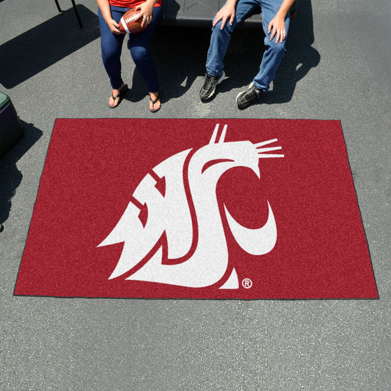 Washington State Cougars Ulti-Mat Rug - 5ft. x 8ft.