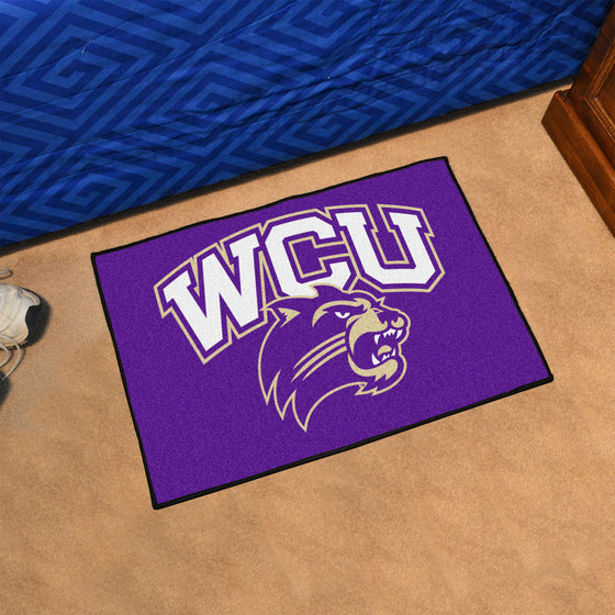 Western Carolina Catamounts Starter Mat Accent Rug - 19in. x 30in.