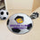 Western Illinois Leathernecks Soccer Ball Rug - 27in. Diameter