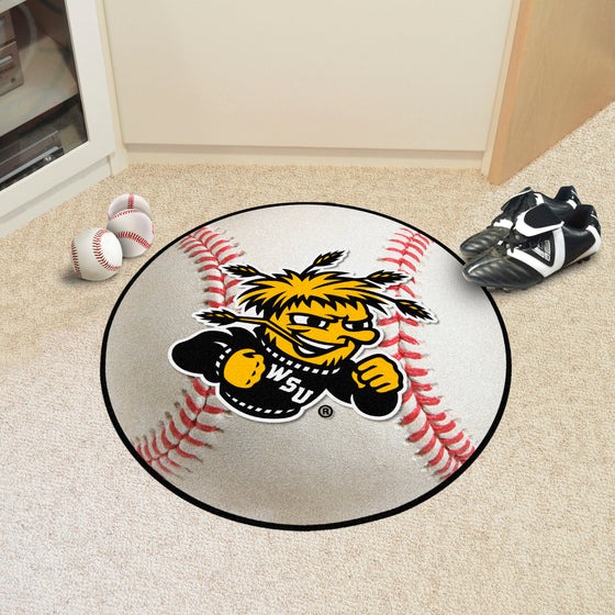 Wichita State Shockers Baseball Rug - 27in. Diameter