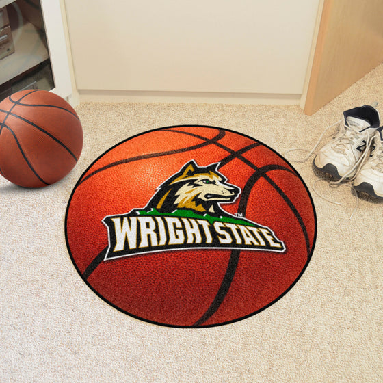 Wright State Raiders Basketball Rug - 27in. Diameter