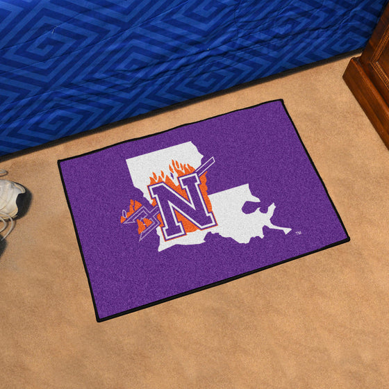 Northwestern State Demons Starter Mat Accent Rug - 19in. x 30in.