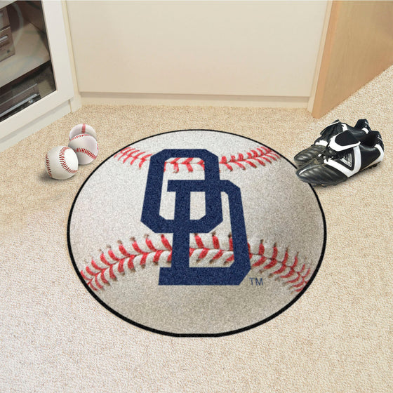 Old Dominion Monarchs Baseball Rug - 27in. Diameter