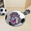 James Madison Dukes Soccer Ball Rug - 27in. Diameter