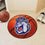 James Madison Dukes Basketball Rug - 27in. Diameter