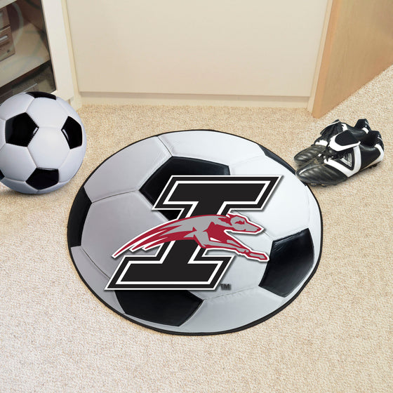 Indianapolis Greyhounds Soccer Ball Rug - 27in. Diameter