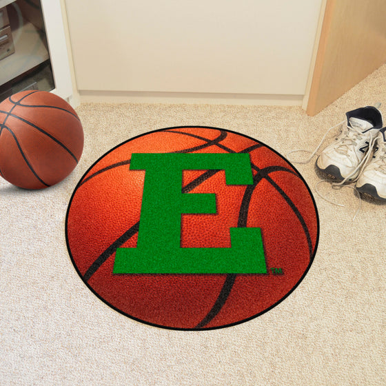 Eastern Michigan Eagles Basketball Rug - 27in. Diameter