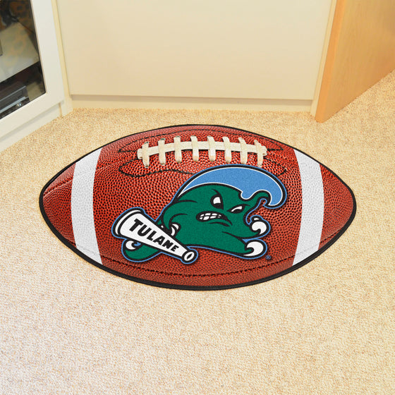 Tulane Green Wave Football Rug - 20.5in. x 32.5in.