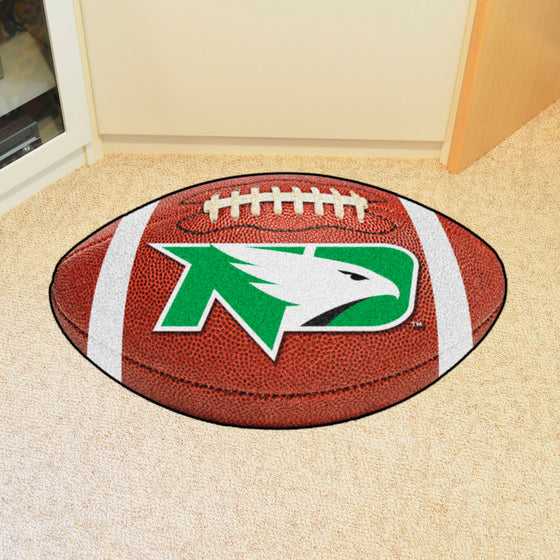 North Dakota Fighting Hawks Football Rug - 20.5in. x 32.5in.