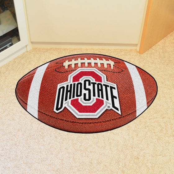 Ohio State Buckeyes Football Rug - 20.5in. x 32.5in.