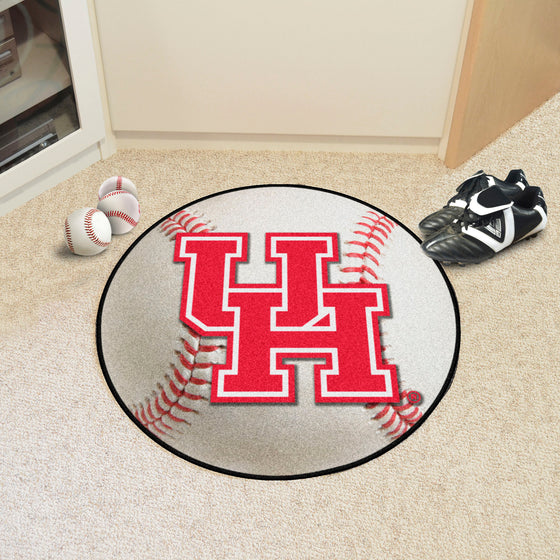 Houston Cougars Baseball Rug - 27in. Diameter