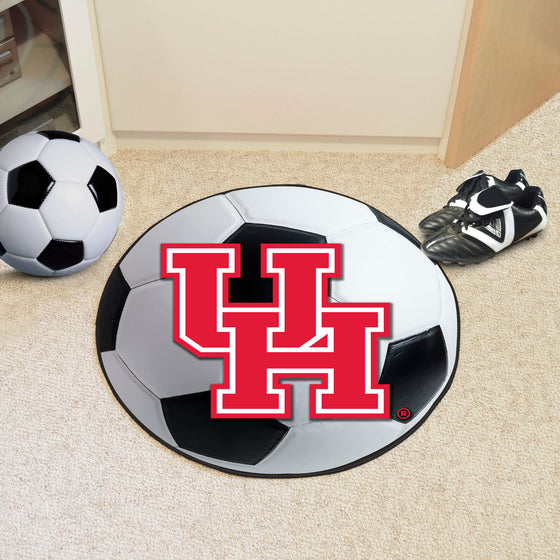 Houston Cougars Soccer Ball Rug - 27in. Diameter