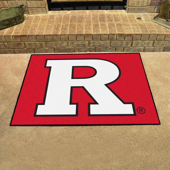 Rutgers Scarlett Knights All-Star Rug - 34 in. x 42.5 in.