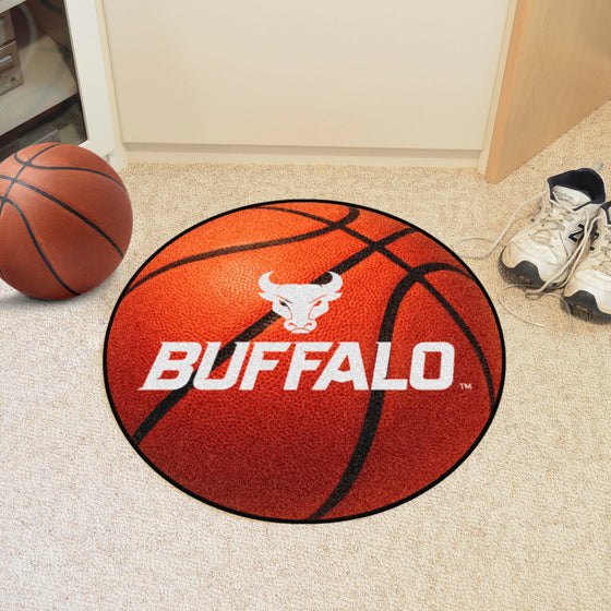 Buffalo Bulls Basketball Rug - 27in. Diameter