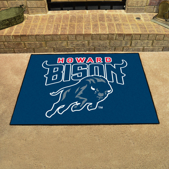 Howard Bison All-Star Rug - 34 in. x 42.5 in.