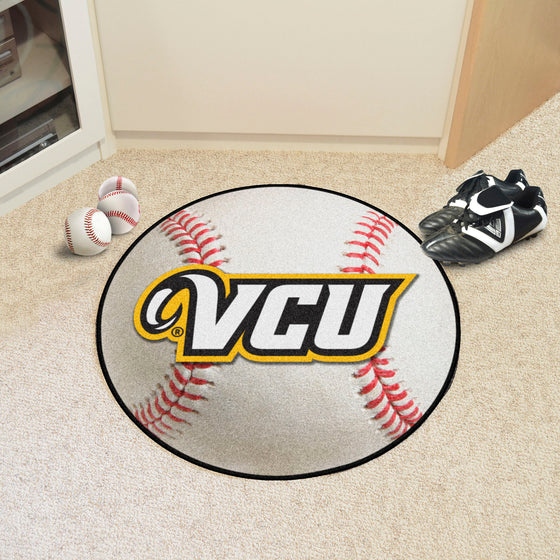 VCU Rams Baseball Rug - 27in. Diameter