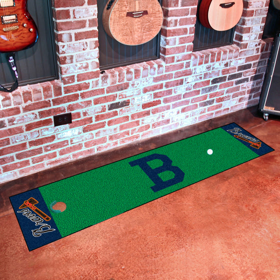 Boston Braves Putting Green Mat - 1.5ft. x 6ft.