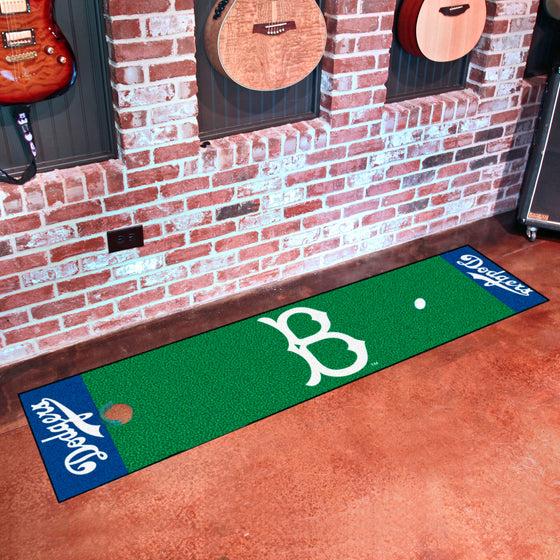 Brooklyn Dodgers Putting Green Mat - 1.5ft. x 6ft.